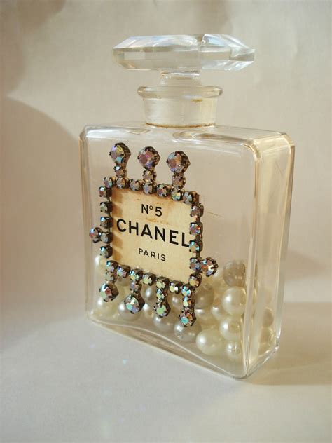 vintage chanel bottle.